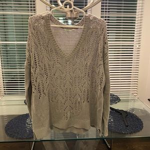 Gray Oversized Sweater